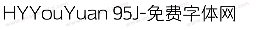 HYYouYuan 95J字体转换